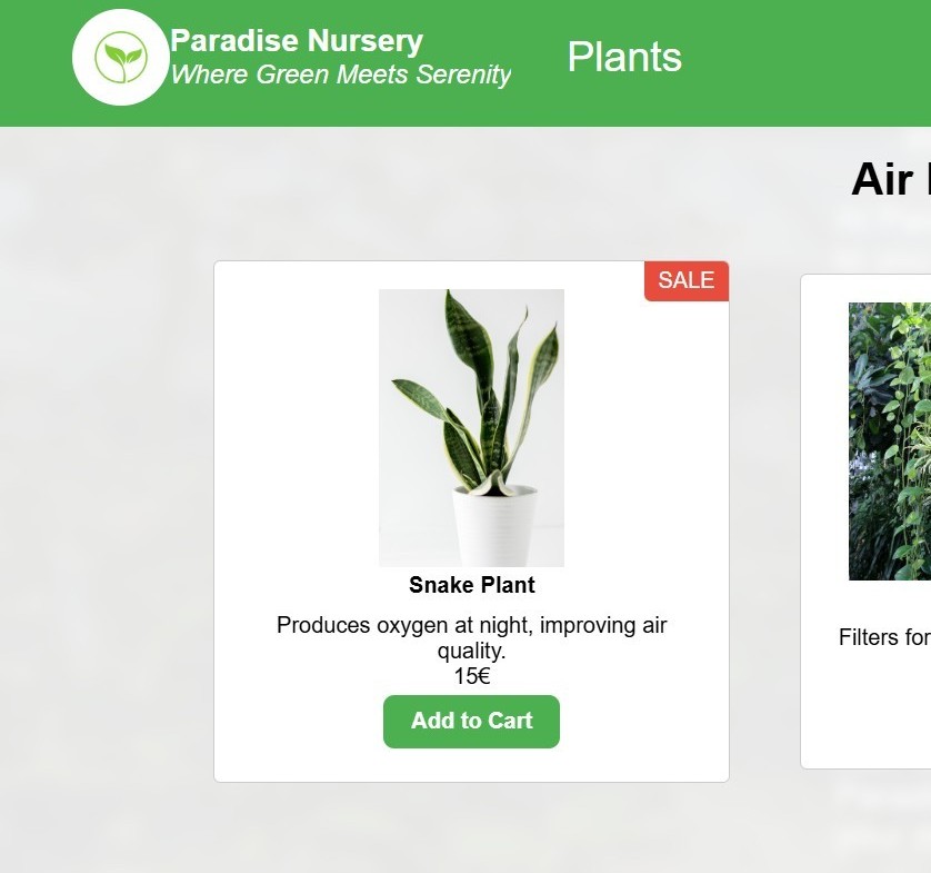 Online Plant Shop